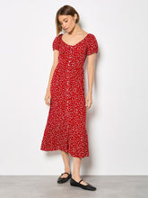 Load image into Gallery viewer, Mini Heart Print Midi Dress
