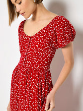 Load image into Gallery viewer, Mini Heart Print Midi Dress
