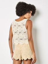 Load image into Gallery viewer, Crochet Circles Cotton Tank
