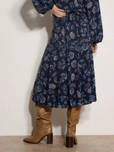 Load image into Gallery viewer, Painterly Sarasa  A-Line Midi Skirt
