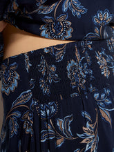 Load image into Gallery viewer, Painterly Sarasa  A-Line Midi Skirt
