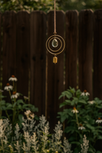 Load image into Gallery viewer, Suyra Two Circle Crystal Suncatcher Wind Chime - Hand Tuned
