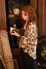 Load image into Gallery viewer, Curiosities Pixie Duster Crop Kimono w/ whimsical print
