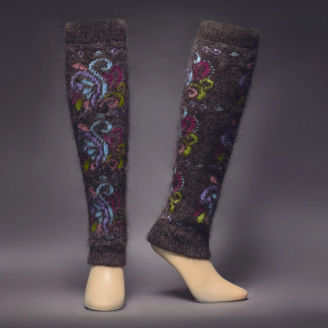 Boho Chic Goat Wool Leg Warmers