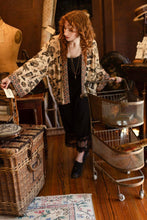 Load image into Gallery viewer, Curiosities Pixie Duster Crop Kimono w/ whimsical print
