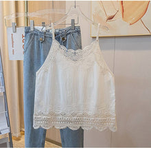 Load image into Gallery viewer, Lace Embroidered Tank Top
