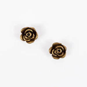 Brass Post Earrings