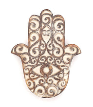 Load image into Gallery viewer, Antique Finish Pivot Box - Hamsa
