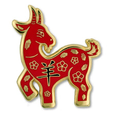Load image into Gallery viewer, Lunar Zodiac Enamel Pins, 12 options
