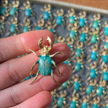Load image into Gallery viewer, Verdi Beetle Earrings
