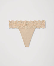 Load image into Gallery viewer, Women's Lace Waist Thong, 3 Colors
