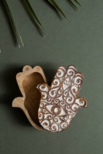 Load image into Gallery viewer, Antique Finish Pivot Box - Hamsa

