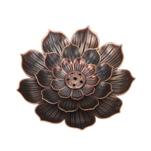Load image into Gallery viewer, Lotus Incense Burner - Metal
