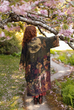 Load image into Gallery viewer, The Messenger Opera Duster Robe w/ Joan of Arc &amp; Florals

