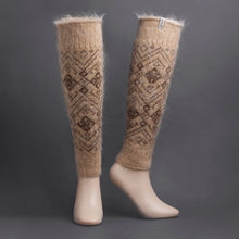 Load image into Gallery viewer, Nordic Nest Goat Wool Leg Warmer
