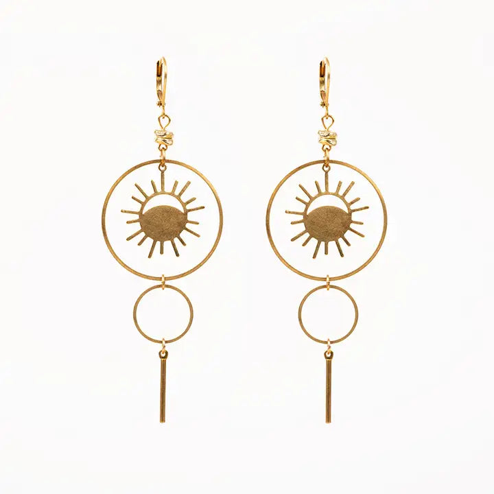 Eclipse Double Hoop Earring