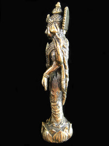 Brass Deity Statuette - Large - Standing Lakshmi