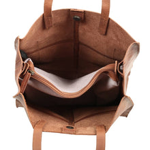 Load image into Gallery viewer, [MAXIMA] SHOPPER BAG | VEGETABLE-TANNED FIRENZE ANTIQUA LEAT
