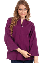 Load image into Gallery viewer, Jewel Tone Flax Linen Tunics
