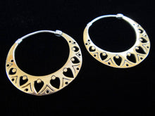 Load image into Gallery viewer, "Venus" (small) Brass Earrings
