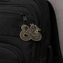 Load image into Gallery viewer, Black Dragon Pin - Enamel
