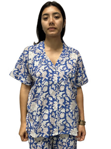 Cotton Pajama Top, 2 Colors