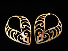 Load image into Gallery viewer, "Cora" Brass Earrings
