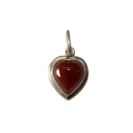 Stone Heart Pendants