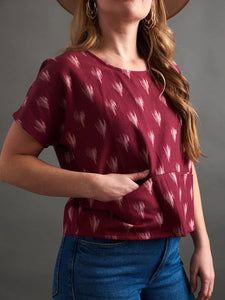 Dana Top, Garnet Ikat