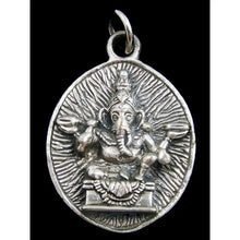 Load image into Gallery viewer, Brass Deity Ganesh Pendant
