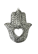 Tin Hamsa Hand Mirror