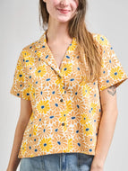 Camp Shirt, Sunny Floral
