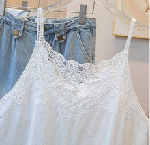 Load image into Gallery viewer, Lace Embroidered Tank Top

