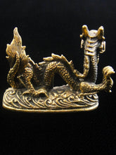 Load image into Gallery viewer, Brass Deity Statuette - Medium - Dragon
