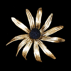 Black-Eyed Susan Statement Brooch