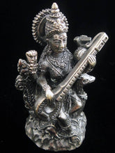 Load image into Gallery viewer, Brass Deity Statuette - Large - Saraswati
