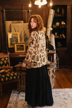 Load image into Gallery viewer, Curiosities Pixie Duster Crop Kimono w/ whimsical print
