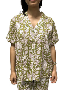 Cotton Pajama Top, 2 Colors