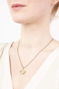 Ginkgo Single Leaf Necklace