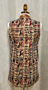 Short Kantha Stitch Vest, 3250