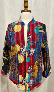 Cotton Kantha Stitch Sarria Jacket, 6631