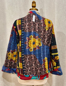 Cotton Kantha Stitch Sarria Jacket, 6631