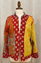 Load image into Gallery viewer, Cotton Kantha Stitch Sarria Jacket, 7171
