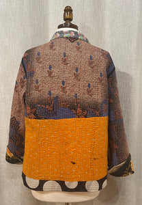 Cotton Kantha Stitch 7209 Sarria Jacket, One Size