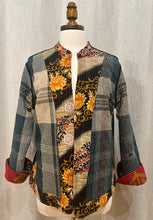 Load image into Gallery viewer, Cotton Kantha Stitch 7202 Sarria Jacket, One Size
