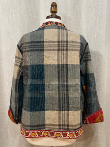 Cotton Kantha Stitch 7202 Sarria Jacket, One Size
