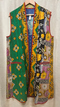 Load image into Gallery viewer, Cotton Kantha Stitch 5190 Milan Vest, One Size
