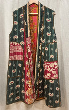 Load image into Gallery viewer, Cotton Kantha Stitch 6807 Milan Vest, One Size

