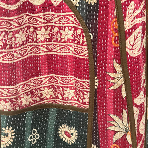 Cotton Kantha Stitch 6807 Milan Vest, One Size