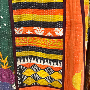 Cotton Kantha Stitch 7218 Milan Vest, One Size